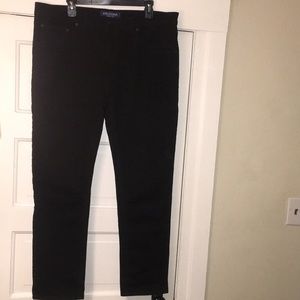 Flex skinny black denim 38x30